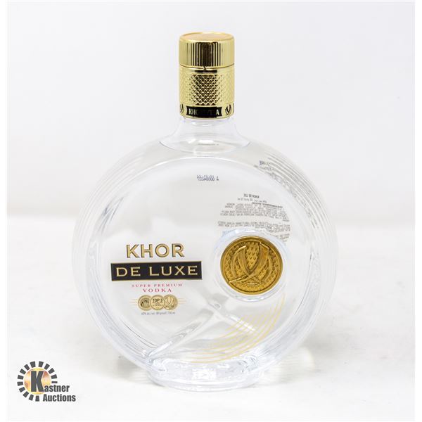 KHOR DE LUXE PREMIUM  VODKA 750ML BOTTLE