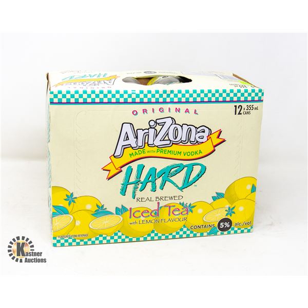 12 PACK ARIZONA HARD ICED TEA WITH LEMON FLAVOUR