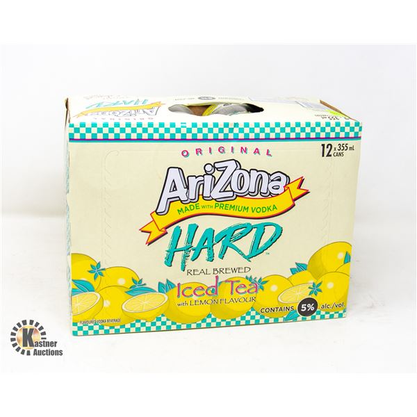 12 PACK ARIZONA HARD ICED TEA WITH LEMON FLAVOUR