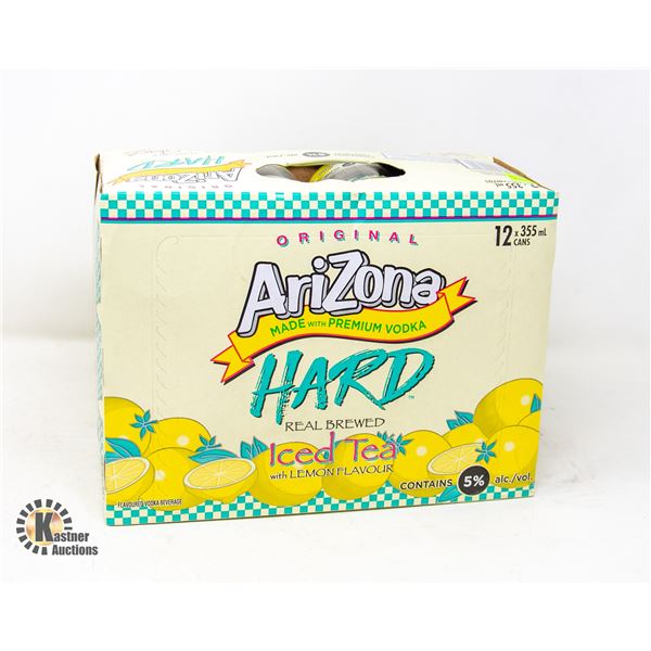 12 PACK ARIZONA HARD ICED TEA WITH LEMON FLAVOUR