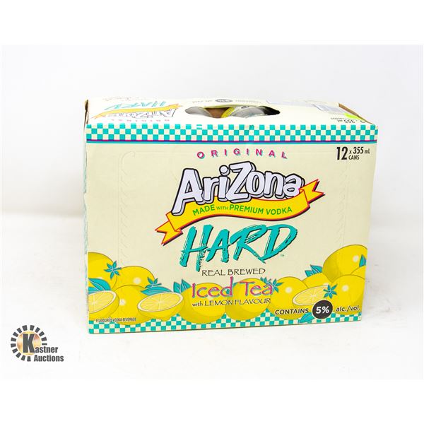 12 PACK ARIZONA HARD ICED TEA WITH LEMON FLAVOUR