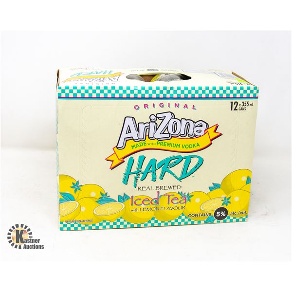 12 PACK ARIZONA HARD ICED TEA WITH LEMON FLAVOUR