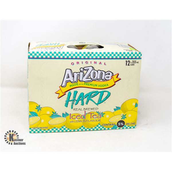 12 PACK ARIZONA HARD ICED TEA WITH LEMON FLAVOUR