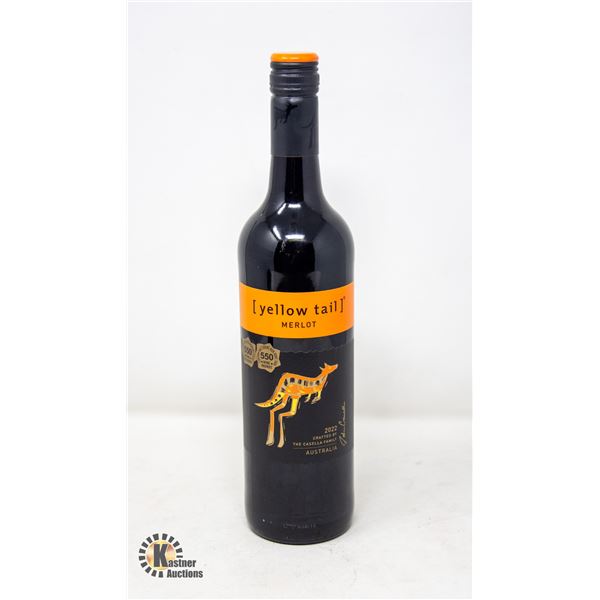 2022 YELLOW TAIL MERLOT 750ML BOTTLE