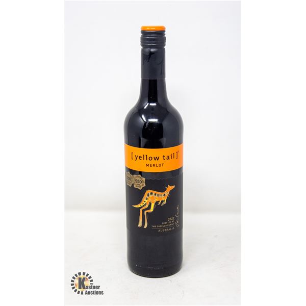 2022 YELLOW TAIL MERLOT 750ML BOTTLE