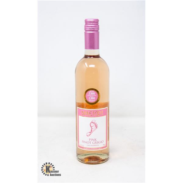 BAREFOOT PINK PINOT GRIGIO 750ML BOTTLE