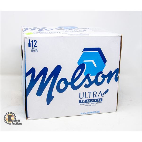 12 PACK MOLSON ULTRA LIGHT BEER