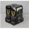 4 PACK GUINNESS DRAUGHT STOUT