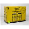 12 PACK AMERICAN VINTAGE HARD ICED TEA CITRON