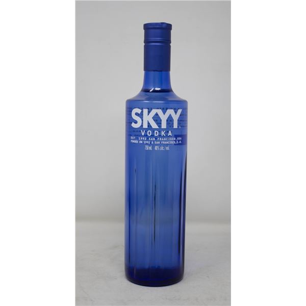 SKYY VODKA PRODUCT OF SAN FRANCISCO 750ML 40%