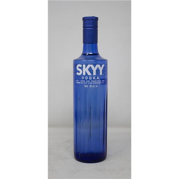 SKYY VODKA PRODUCT OF SAN FRANCISCO 750ML 40%