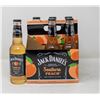 Image 1 : 6 PACK OF JACK DANIELS SOUTHERN PEACH 296ML 5%