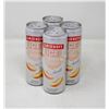Image 1 : 4 PACK OF SMIRNOFF ICE LIGHT WHITE PEACH 355ML 4%