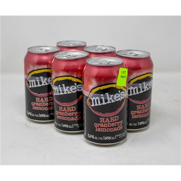 6 PACK OF MIKES HARD CRANBERRY LEMONADE 355ML