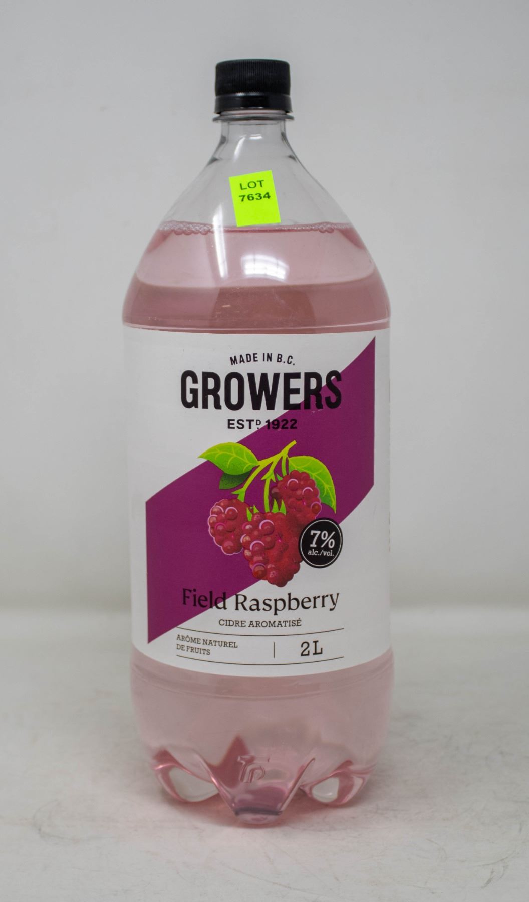 GROWERS FIELD RASPBERRY FLAVOURED CIDER 2L 7%