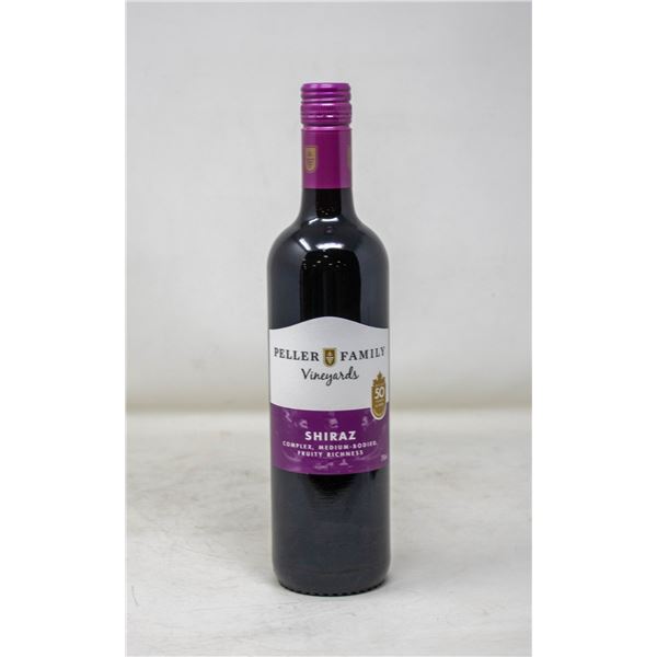 PELLER FAMILY VINEYARDS SHIRAZ 750ML 13% ALCOHOL