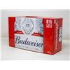 CASE OF 15 CANS OF BUDWEISER BEER 355ML 5% ALCOHOL