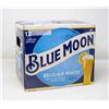 Image 1 : 12 PACK OF BLUE MOON BELGIAN WHITE BEER 341ML