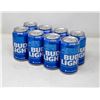 Image 1 : 8 PACK OF BUDLIGHT BEER 355ML 4% ALCOHOL CONTENT