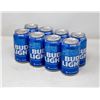 Image 1 : 8 PACK OF BUDLIGHT BEER 355ML 4% ALCOHOL CONTENT