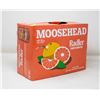 Image 1 : 12 PACK OF MOOSEHEAD RADLER GRAPEFRUIT 355ML CANS