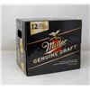 Image 1 : 12 PACK OF MILLER GENUINE DRAFT BEER 355ML BOTTLES