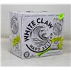 Image 1 : 6 PACK OF WHITE CLAW NATURAL LIME SPARKLING