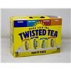 Image 1 : 12 PACK OF HARD ICED TEA TWISTED TEA VARIETY PACK