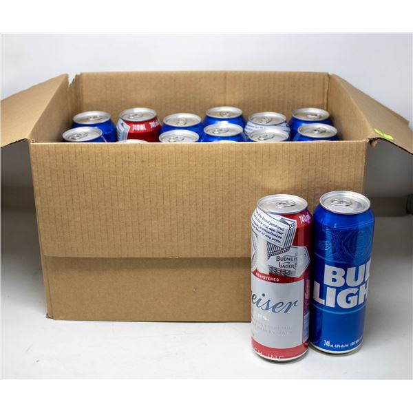 25 TALL BOY CANS OF BEER