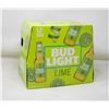 Image 1 : 12 BOTTLES OF BUD LIGHT LIME 341ML BOTTLES 4%