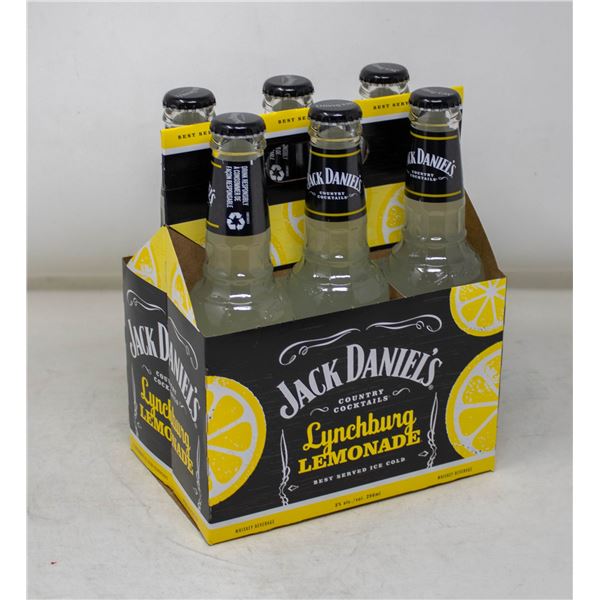 6 PACK OF JACK DANIELS LYNCHBURG LEMONADE 296ML