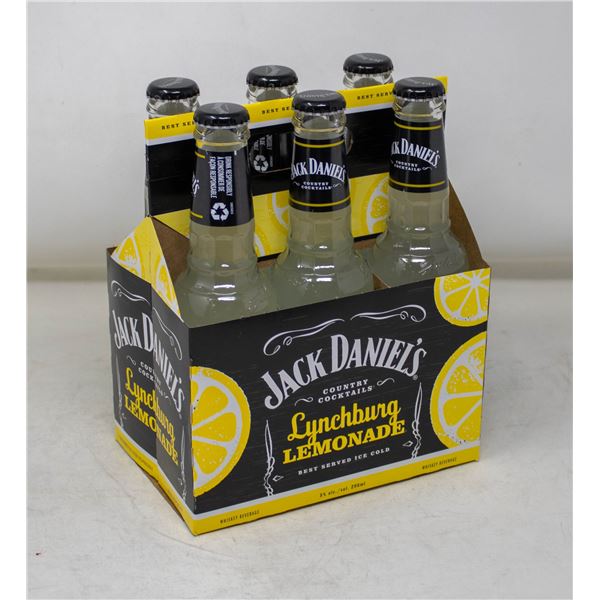 6 PACK OF JACK DANIELS LYNCHBURG LEMONADE 296ML