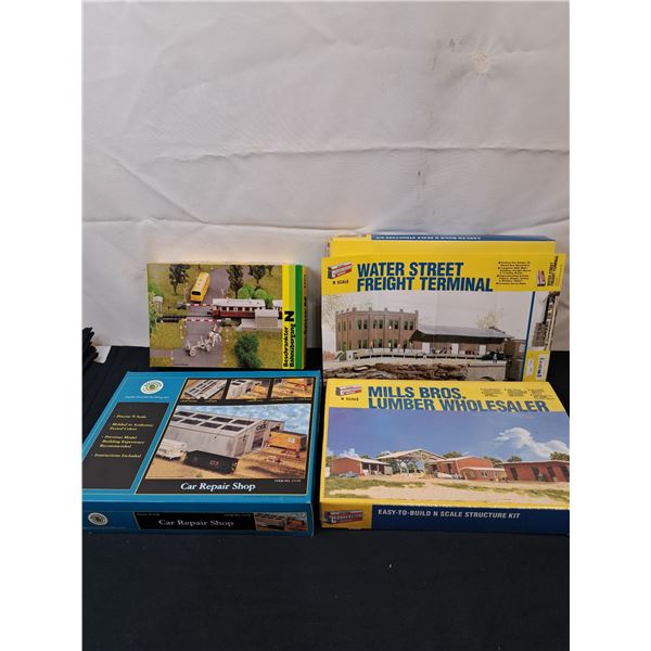 4 Boxes Trackside Structures- N Gauge - Sunrise Estate Services Ltd