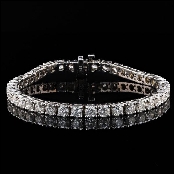 11.88 ctw Diamond 14K White Gold Bracelet