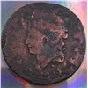 Image 1 : 1824 USA Matron Head One Cent 4 over 2 Damage Good-3