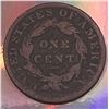 Image 2 : 1835  Large 8 USA Matron Head Large Stars, Medium Letters One Cent VG