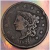Image 1 : 1835 Small 8 USA Matron Head One Cent VG