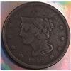 Image 1 : 1842  USA Matron Head Small Date One Cent VG