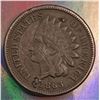 Image 1 : 1863 Indian head One cent Scratch and small dig  Good-VF