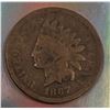 Image 1 : 1867 Indian head One cent F-12