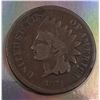 Image 1 : 1873 Closed 3 Indian head One cent VG-8