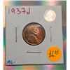 Image 1 : 1937 D lincoln Wheat One cent MS