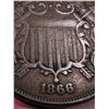 Image 2 : 1866 USATwo Cent VG, Die Break