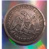 Image 2 : 1854 USA Half Dollar Liberty Seated Arrow at Date F-12