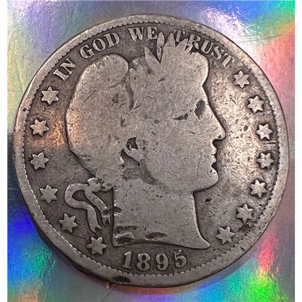 1895 USA Half Dollar Barber G-4