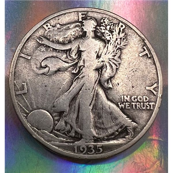 1935 S USA Half Dollar Liberty Walking VF-20