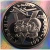 Image 1 : 1993 P  Commemorative Half Dollar Clad 50 th Ann. Of World War II