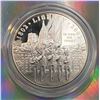 Image 1 : 2002 W Commemorative Proof Silver Dollar -West Point Bicentennial
