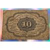 Image 2 : 1862 USA  10 cents Postage Fractional Note