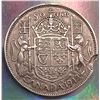 Image 1 : 1948 Canada Silver 50 Cents with  Clip Error